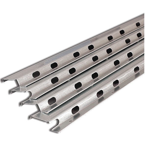 Auralex Acoustics Sound-Isolating Channel, Steel, 3/16 ft W, 8 ft L, 0.5 in Thick, Gray, 24 PK - RC-8