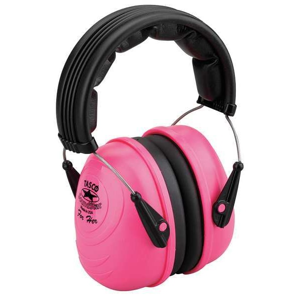 Tasco Over-the-Head Ear Muffs, 25 dB, Sound Star, Pink - 100-52550