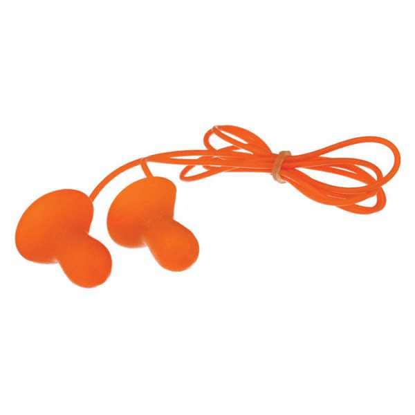 Honeywell Howard Leight Quiet(R) Reusable Vinyl Ear Plugs, Bell Shape, 26 dB, Orange, 5 PK - QD-5-30