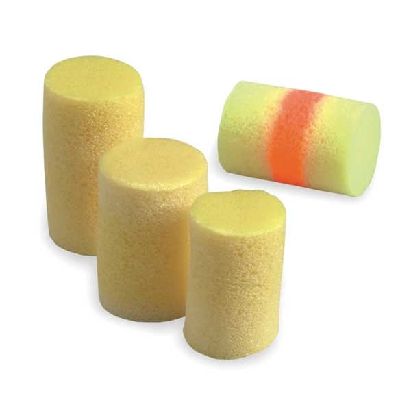 3M E-A-R Classic Plus Disposable Foam Ear Plugs, Cylinder Shape, 33 dB, Yellow, 200 PK - 311-1105
