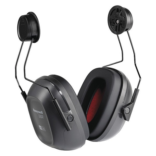 Honeywell Howard Leight Hard Hat Mounted Ear Muffs, 24 dB, VeriShield, Black - 1035121-VS