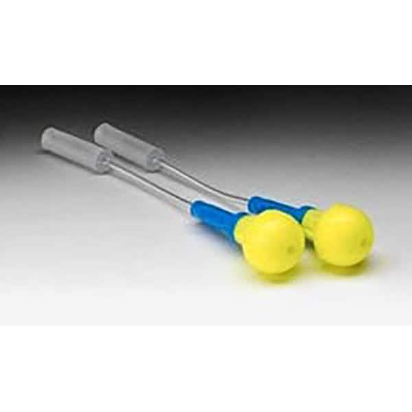 3M E-A-R Push-In(TM) Disposable Foam Probed Test Ear Plugs, Pod Shape, N/A, Yellow, 50 PK - 393-2002-50