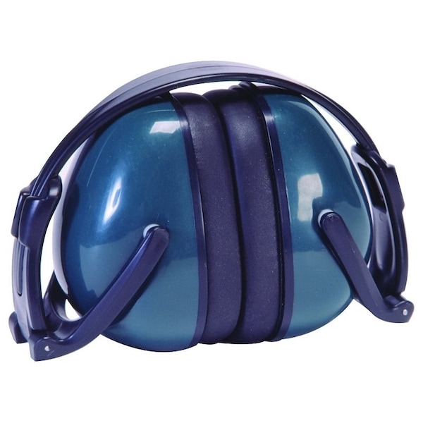 Msa Safety SAFETY WORKS Foldable Ear Muffs, OneSize, 26 dB NRR, Adjustable Headband, PVC - SWX00115