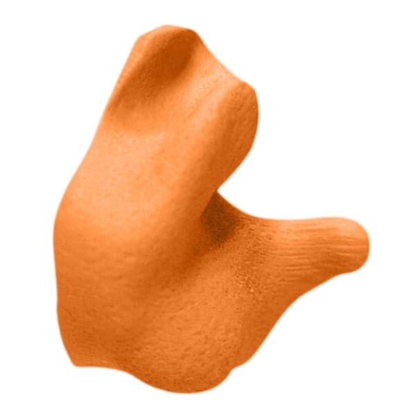 Radians RadiansCEP001-O Custom Molded Earplugs, NRR 26dB, Orange, 1 Pair - CEP001-O