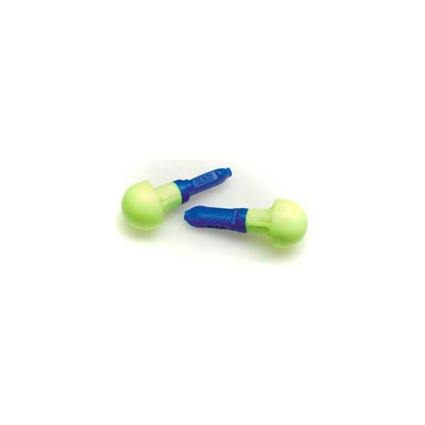 3M E-A-R Reusable Foam/Thermoplastic Earplugs, Round Shape, 28 dB, Blue/Yellow - 7000127185