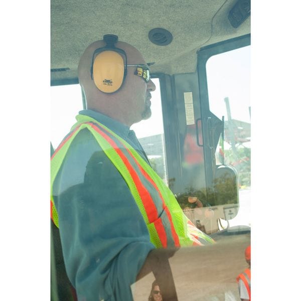 Condor Over-the-Head Ear Muffs, 25 dB, Condor, Yellow - 26X622