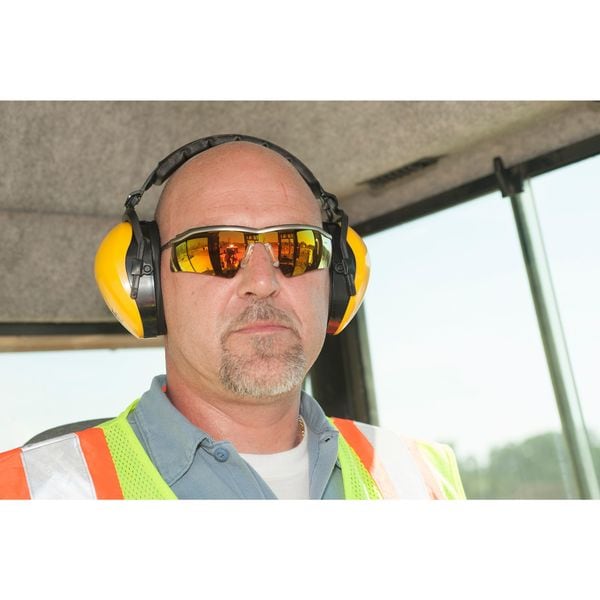 Condor Over-the-Head Ear Muffs, 25 dB, Condor, Yellow - 26X622