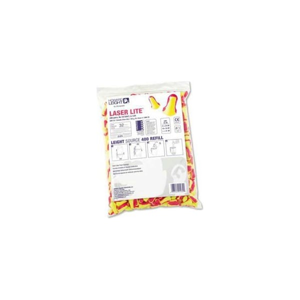 Honeywell North Howard Leight Laser Lite LL-LS4-REFILL Dispenser Refill, T-Shape, 200 Pair - LL-LS4-REFILL