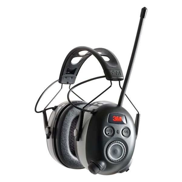 3M 3M WorkTunes 24 dB Soft Foam Bluetooth Earplugs/Earphones w/Mic Black 1 pair - 90542-3DC