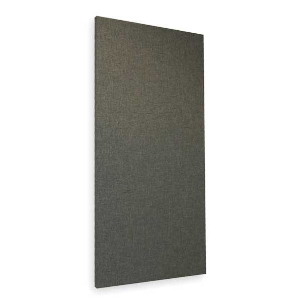 Sound Seal Acoustic Panel, 0.75 NRC, Fabric Faced Fiberglass, 24 in W, 4 ft L, 1 in Thick, Gray - FWP24G
