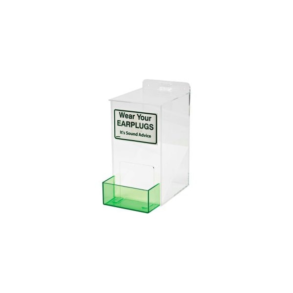 Brady Brady Small Ear Plug Dispenser, Acrylic, 6inW x 13inH - EPD