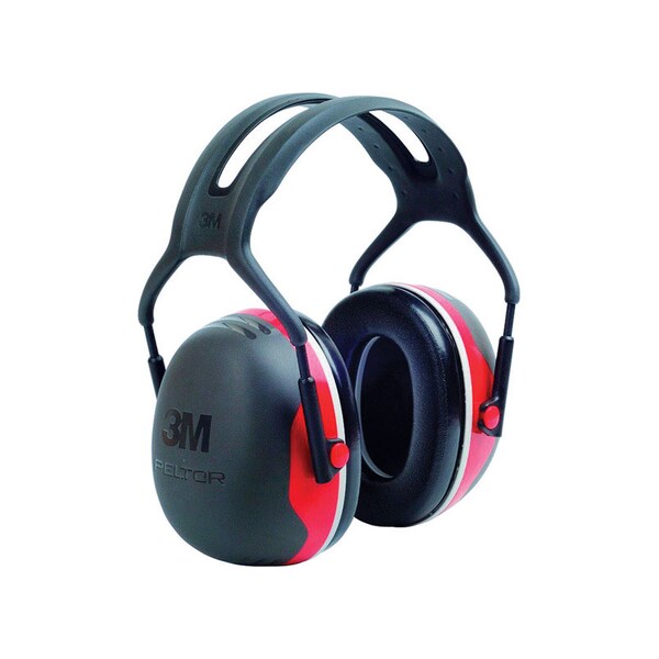 3M Peltor 3M 28 dB Soft Foam Ear Muffs Black/Red 1 pair - X3A