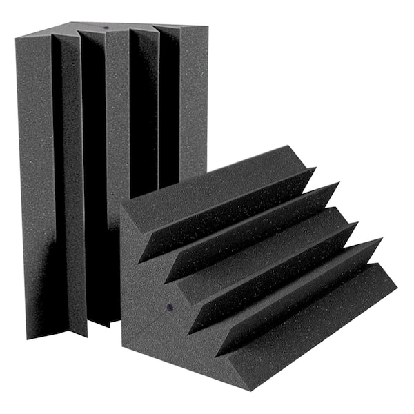 Auralex Acoustics LENRD Charcoal 1 Pair, 2PK - LENRD CHARCOAL 1 PAIR