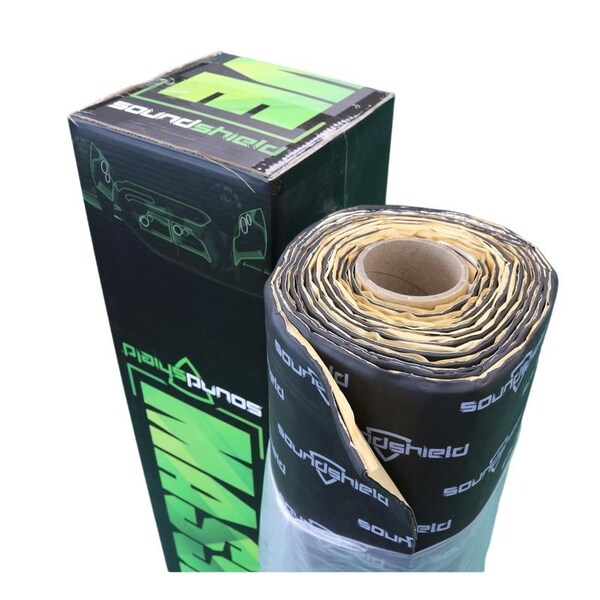 Soundshield 48.75 Square Feet of Sound Deadening Material made of 3 MM Closed Cell Acoustic Foam, Aluminum Foil - SSD-MASSIVE