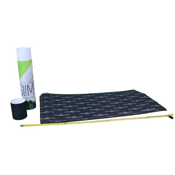 Soundshield 11 Sq Feet of Adhesive Backed Pressure Sensitive Butyl Rubber for Noise Attenuation - SSD-SLIM
