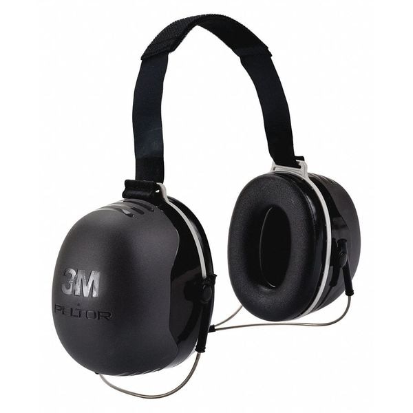 3M Behind-the-Neck Ear Muffs, 31 dB, Peltor X5, Black - X5B