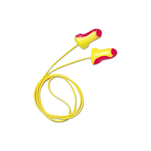 Honeywell Environmental HowardLeig, Ll-30 Laser Lite Single-Use Earplugs, Corded, 32nrr, Magenta/yellow, 100 Pairs - LL30