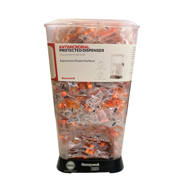 Honeywell Howard Leight Earplug Dispenser Antimicrobial, PK 400 - HL400-TFPOD-30-AM