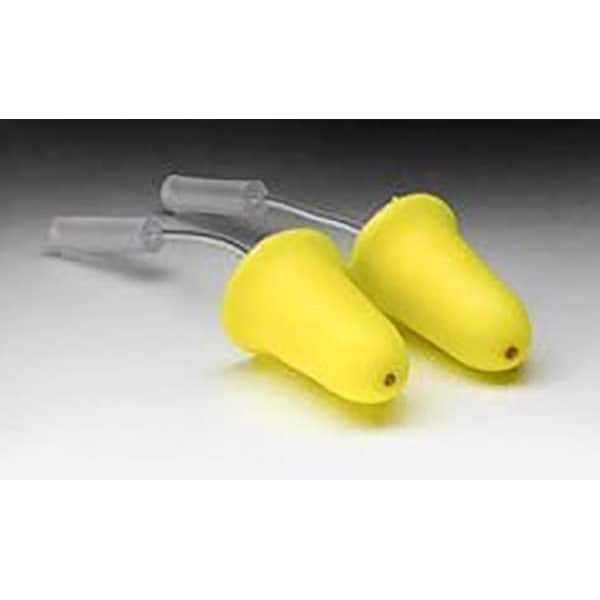 3M E-A-R E-A-Rsoft(TM) Disposable Foam Probed Test Ear Plugs, Bell Shape, 33 dB, Neon Green, 50 PK - 393-2004-50