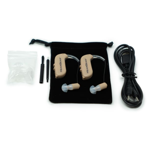 Heargear HearGear 2 pack of Rechargeable Personal Sound Hearing Amplifiers - ERHG-RECHARGEABLE