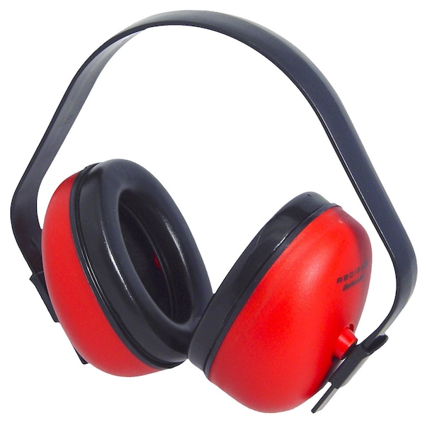 Radians Over-the-Head Ear Muffs, 23, Def-Guard, Red - DF0310HC