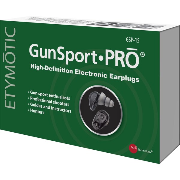 Etymotic GSP-15 Gun Sport Pro -Electronic Protect/Enhance - ER125-GSP15BN