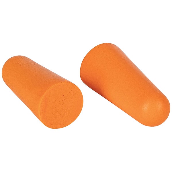 Klein Tools Polyurethane Foam Foam Earplugs, 10-Pair, Cylinder Shape, 33 dB, Orange, 10 PK - 6054010