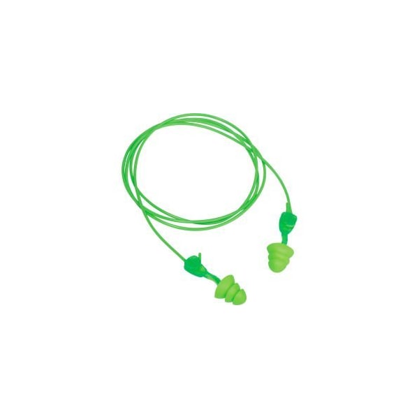 Moldex Moldex 6445 Glide Trio TwistIn Earplugs, Reusable, Corded, NRR 27dB, 50Pairs - 6445