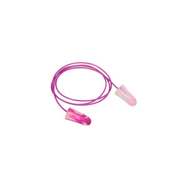 Moldex Moldex 6654 SparkPlugs Multi-Color Foam Earplugs, Corded, 100 Pairs/Box - 6654