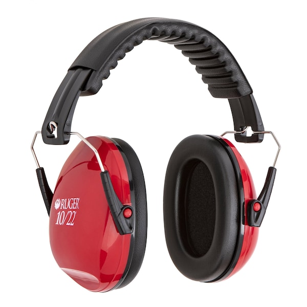 Ruger 10/22 Low-Profile Passive Safety Shooting Earmuffs, 21dB NRR - 70571