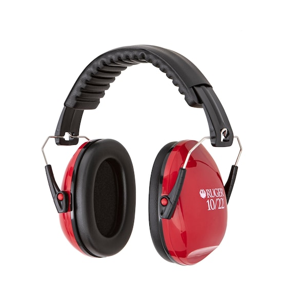 Ruger 10/22 Low-Profile Passive Safety Shooting Earmuffs, 21dB NRR - 70571