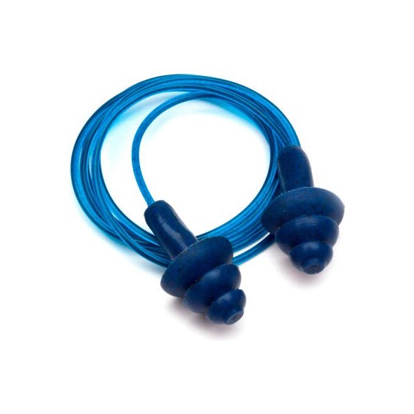 Pyramex Metal Detectable Reusable Corded Earplugs - Pkg Qty 50 - RPD3001
