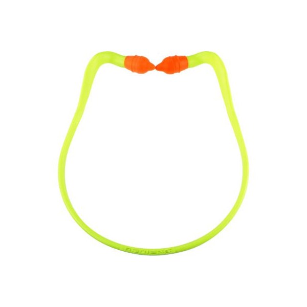 Radians Radians Radband 2 Banded Earplugs, 25dB, Orange Pods, Yellow Band - RB2120