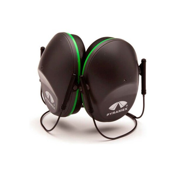 Pyramex Behind-the-Head Earmuffs, NRR 22dB, BH9010 Series - BH9010