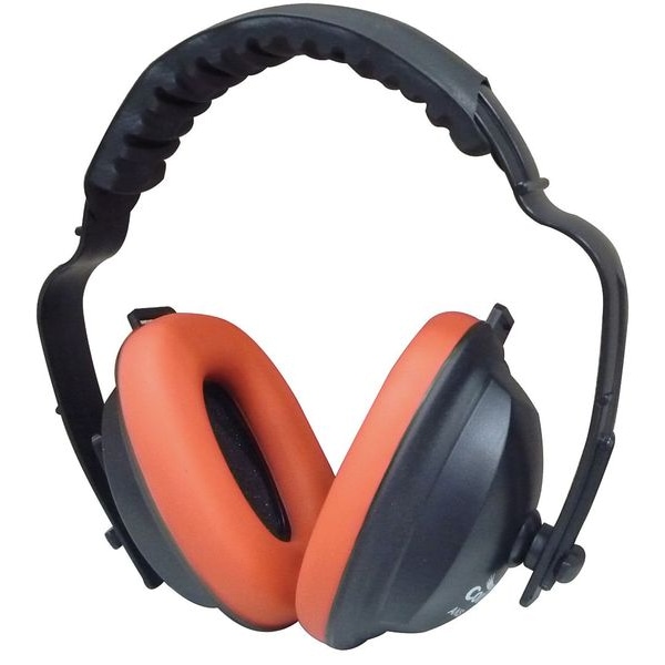 Condor Over-the-Head Ear Muffs, 21 dB, Condor, Black/Red - 26X624
