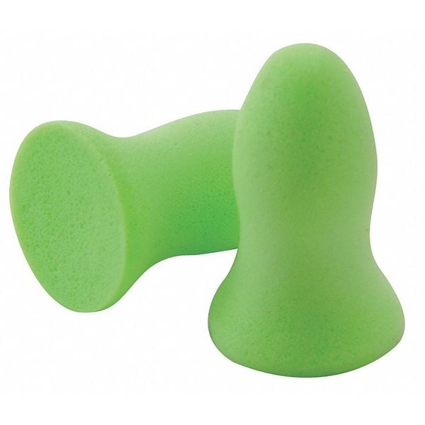 Moldex Meteors(R) Disposable Foam Ear Plugs, Bell Shape, 33 dB, Green, 200 PK - 6870