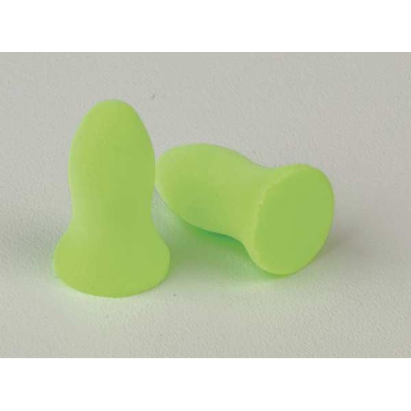 Moldex Meteors(R) Disposable Foam Ear Plugs, Bell Shape, 33 dB, Green, 200 PK - 6870