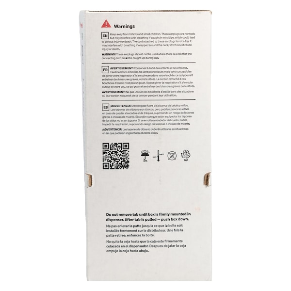 Honeywell Howard Leight MAX-1-D Ear Plugs Dispenser Refill, Uncorded, Bell Shape, NRR 33 dB, Disposable, Coral, M, 500 Pairs - MXM-1-DG