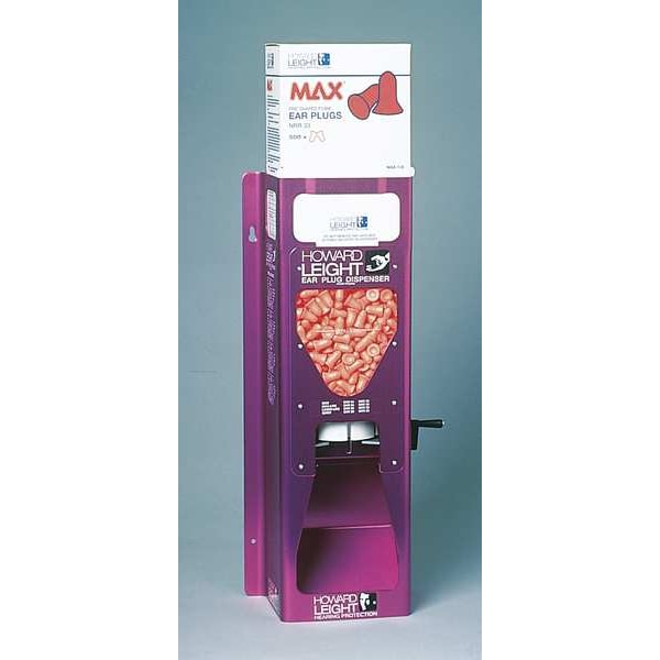 Honeywell Howard Leight MAX-1-D Ear Plugs Dispenser Refill, Uncorded, Bell Shape, NRR 33 dB, Disposable, Coral, M, 500 Pairs - MXM-1-DG