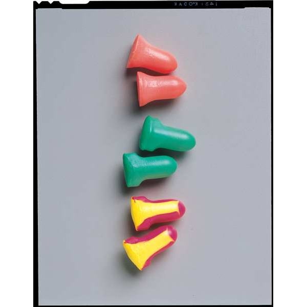 Honeywell Howard Leight MAX-1-D Ear Plugs Dispenser Refill, Uncorded, Bell Shape, NRR 33 dB, Disposable, Coral, M, 500 Pairs - MXM-1-DG