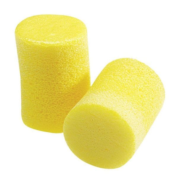 3M E-A-R Classic Disposable Foam Ear Plugs, Cylinder Shape, 29 dB, Yellow, 200 PK - 312-1201