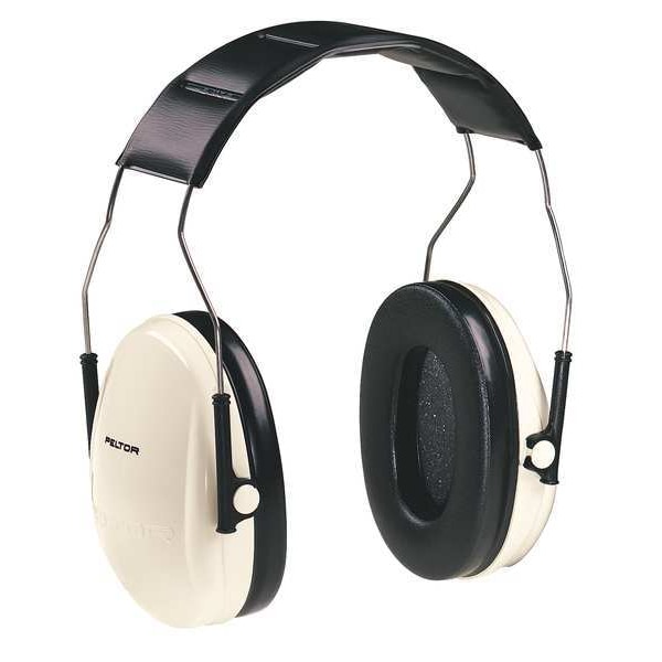 3M Peltor Over-the-Head Ear Muffs, 21 dB, Peltor Optime 95, Beige/Black - H6A/V