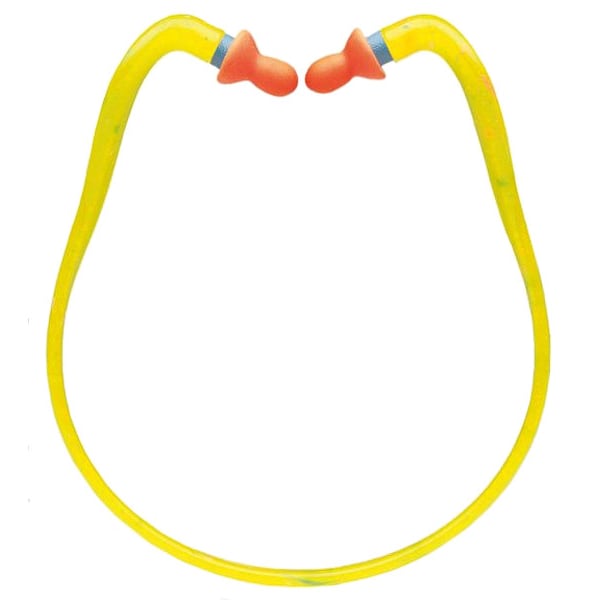 Honeywell QB1HYG Disposable Vinyl Earplugs, Bell Shape, 27 dB, Orange - QB1HYGG