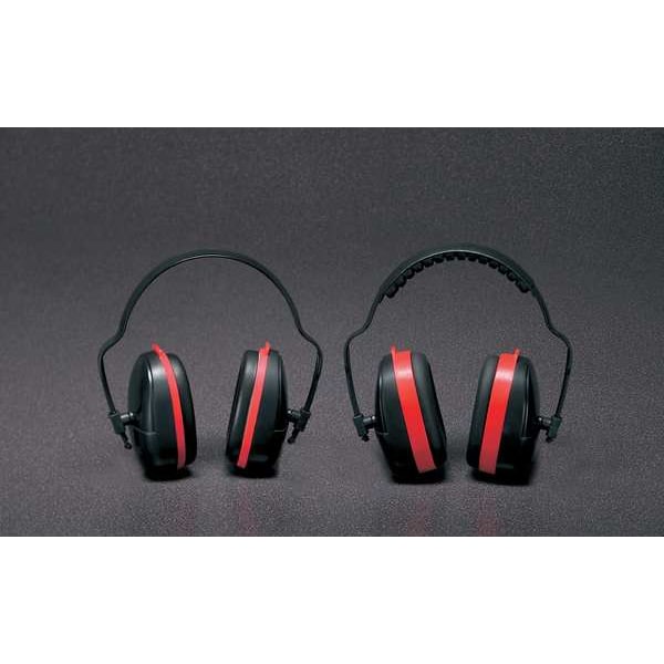 Delta Plus Over-the-Head Ear Muffs, 25 dB, ValueMuff, Black/Blue - HB-25