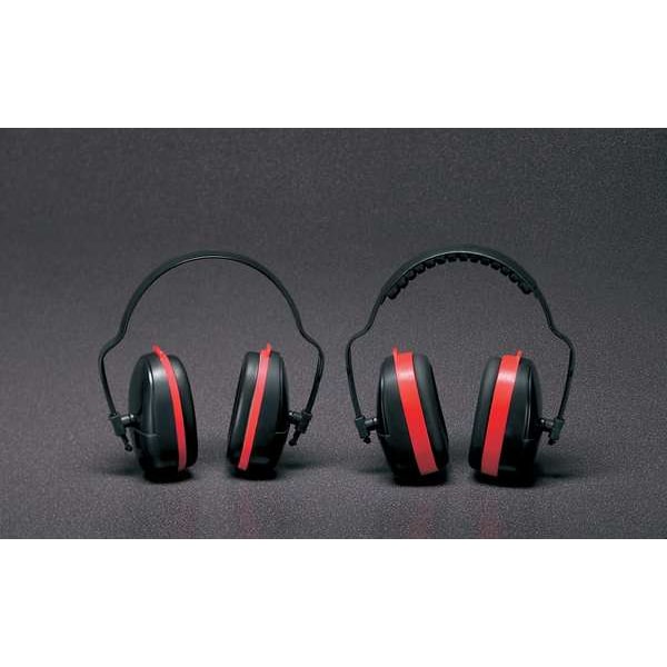 Delta Plus Over-the-Head Ear Muffs, 25 dB, ValueMuff, Black/Blue - HB-25