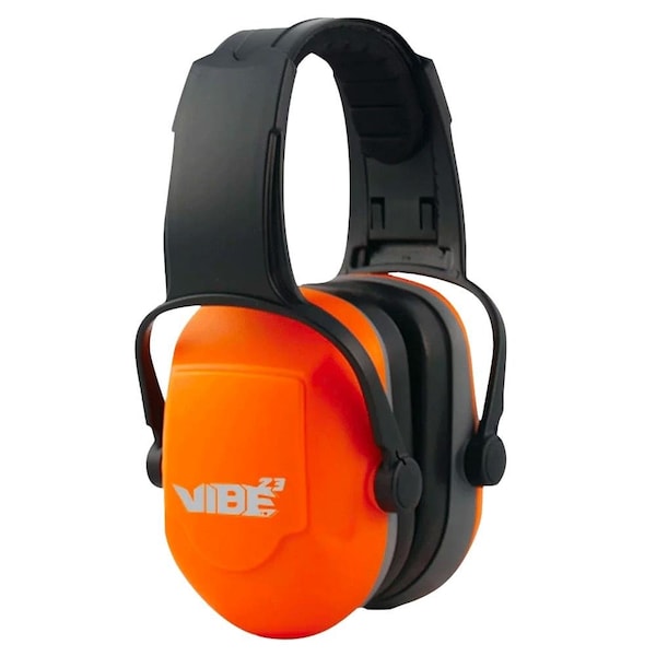 Jackson Safety Over-the-Head Ear Muffs, 23 dB, H70 Vibe, Orange - 20773