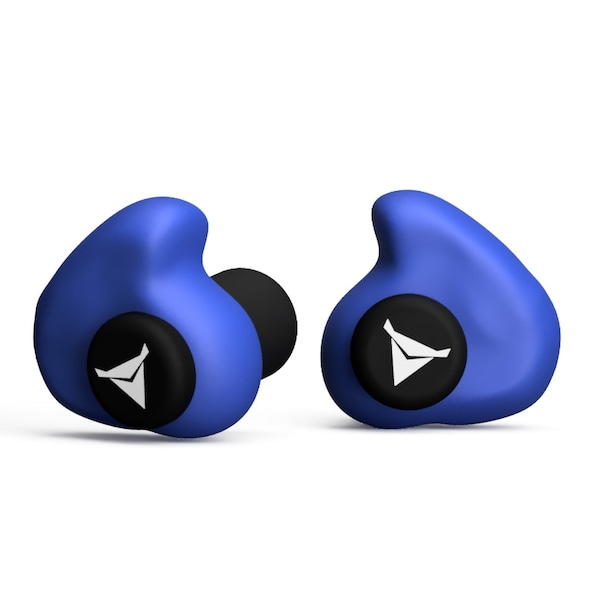 Decibullz Custom Molded Earplugs Blue, 31 NRR, Simple DIY Process, Remoldable if needed - PLG1-BLU