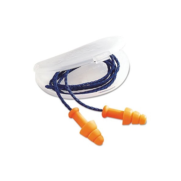 Honeywell Environmental HowardLeig, Smartfit Multiple-Use Earplugs, Corded, 25nrr, Orange, 100 Pairs - SMF30
