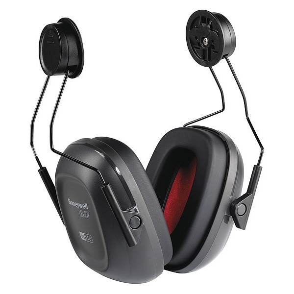 Honeywell Howard Leight Hard Hat Mounted Ear Muffs, 21 dB, VeriShield, Black - 1035118-VS