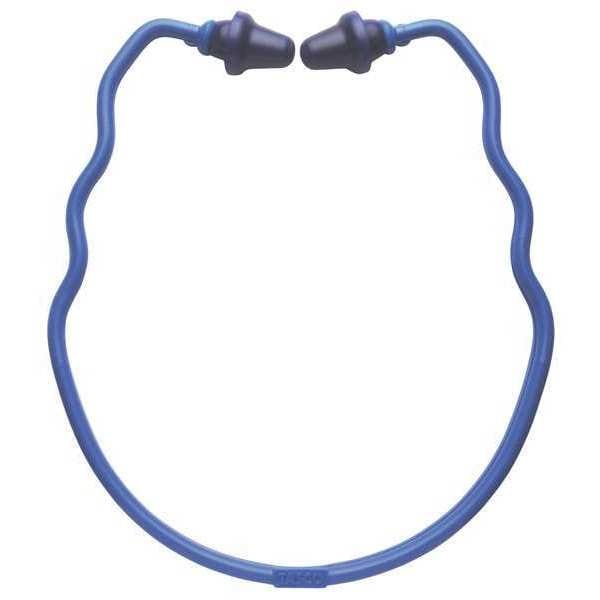 Tasco Contra-Band Reusable Vinyl Ear Plugs, Pod Shape, 22 dB, Dark Blue - 100-02300